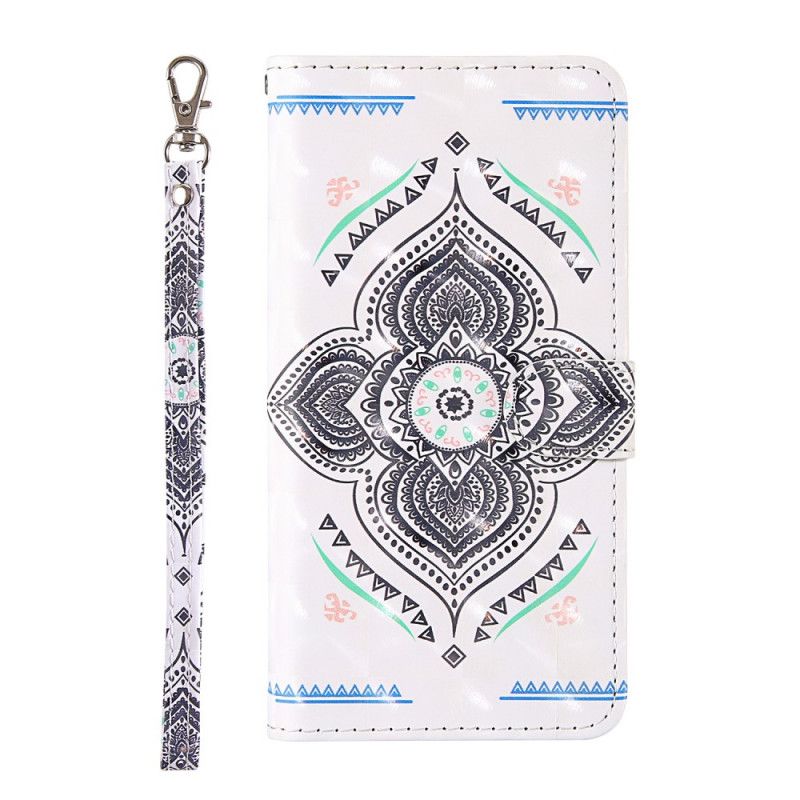 Housse Samsung Galaxy S20 Fe Light Spots Mandala Avec Lanière