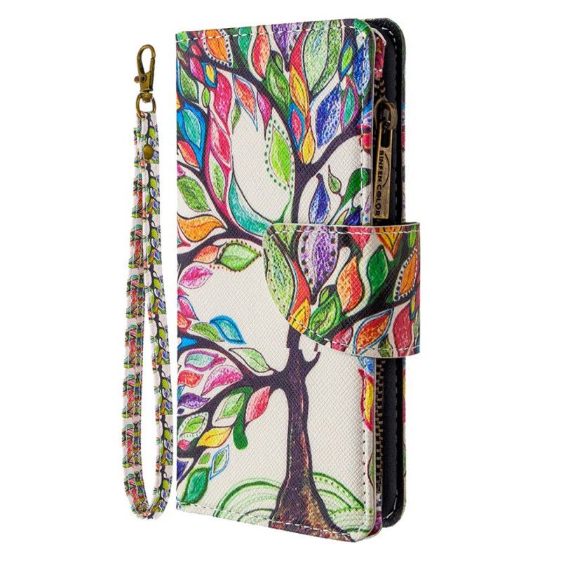 Housse Samsung Galaxy S20 Poche Zippée Arbre