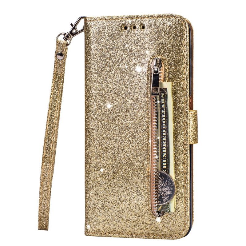 Housse Samsung Galaxy S20 Porte-monnaie Paillettes