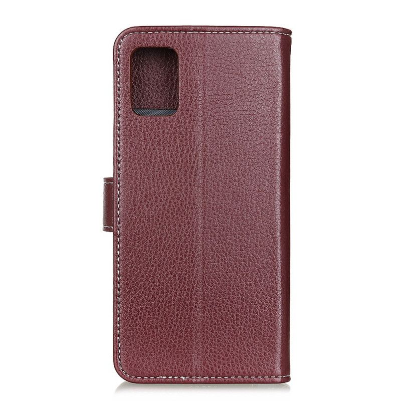 Housse Samsung Galaxy S20 Simili Cuir Rétro Coutures