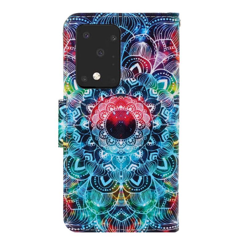 Housse Samsung Galaxy S20 Ultra Flashy Mandala À Lanière