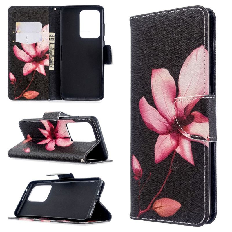 Housse Samsung Galaxy S20 Ultra Fleur Rose