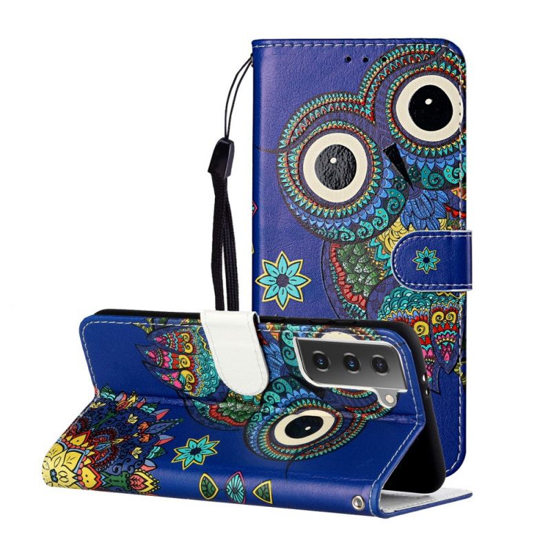 Housse Samsung Galaxy S21 5g Hibou En Mandala