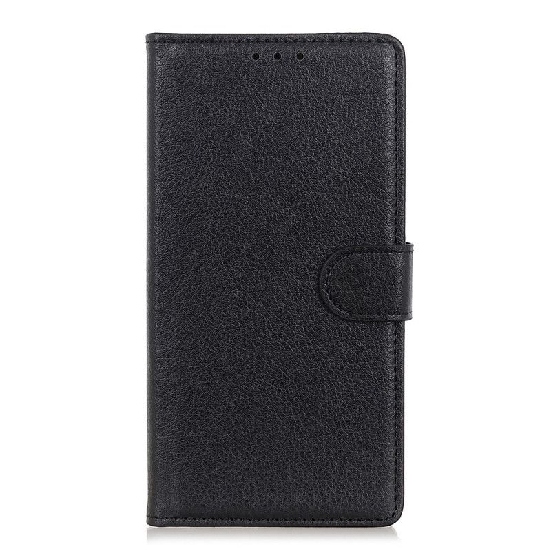 Housse Samsung Galaxy S21 5g Simili Cuir Litchi Traditionnel