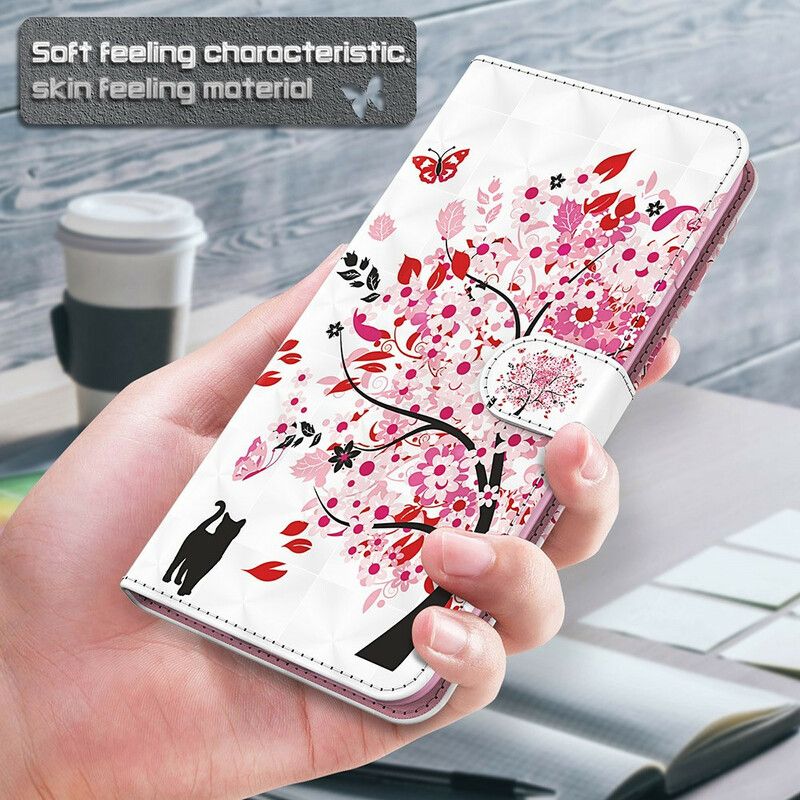 Housse Samsung Galaxy S21 FE Arbre Rose