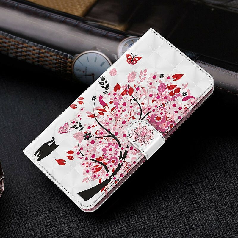 Housse Samsung Galaxy S21 FE Arbre Rose