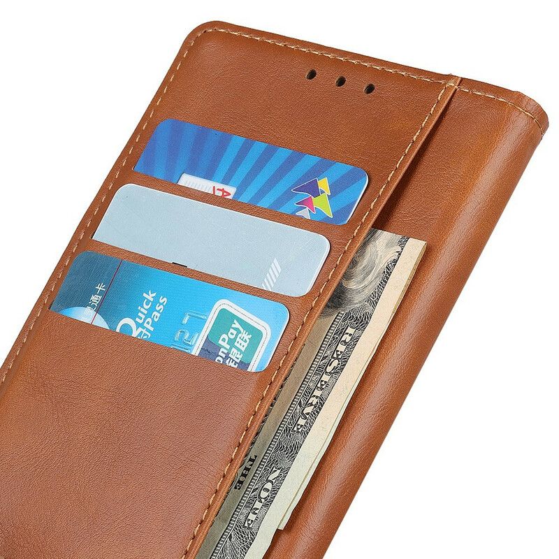 Housse Samsung Galaxy S21 FE Simili Cuir Bouton