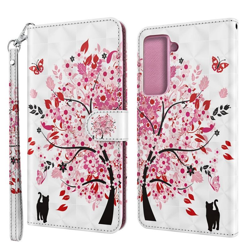 Housse Samsung Galaxy S21 Plus 5g Arbre Rose