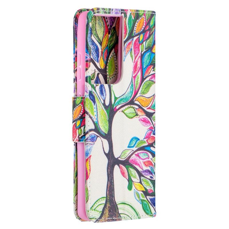 Housse Samsung Galaxy S21 Ultra 5g Arbre Coloré