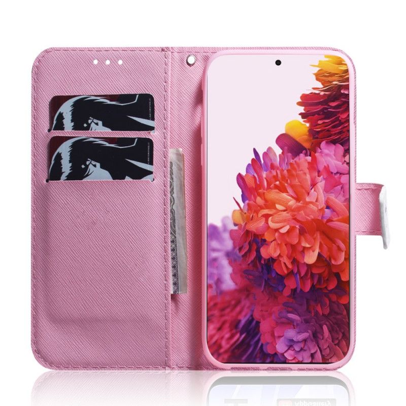 Housse Samsung Galaxy S21 Ultra 5g Fleur Vieux Rose