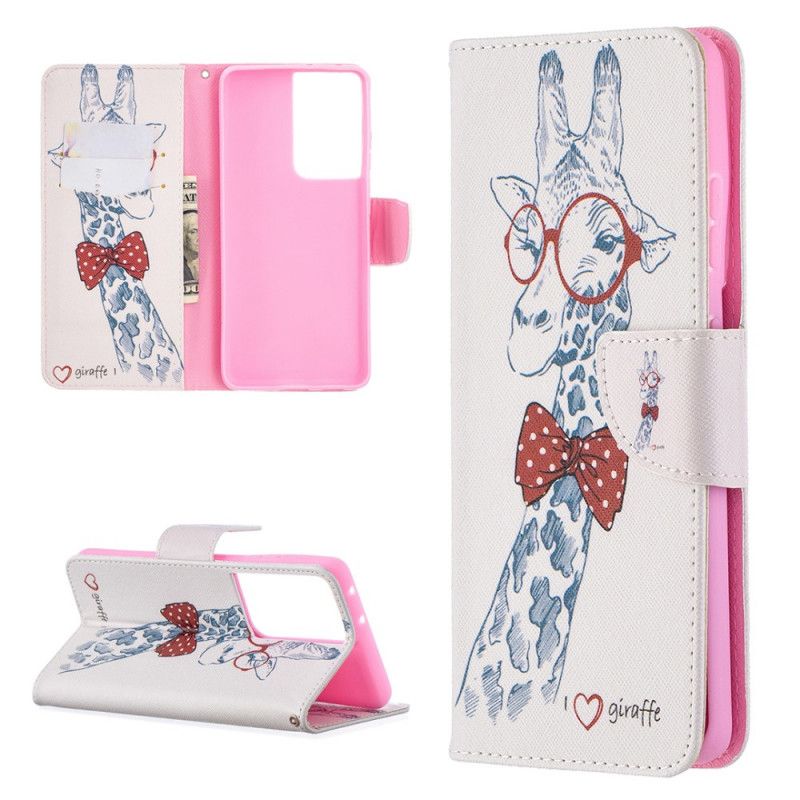 Housse Samsung Galaxy S21 Ultra 5g Girafe Intello