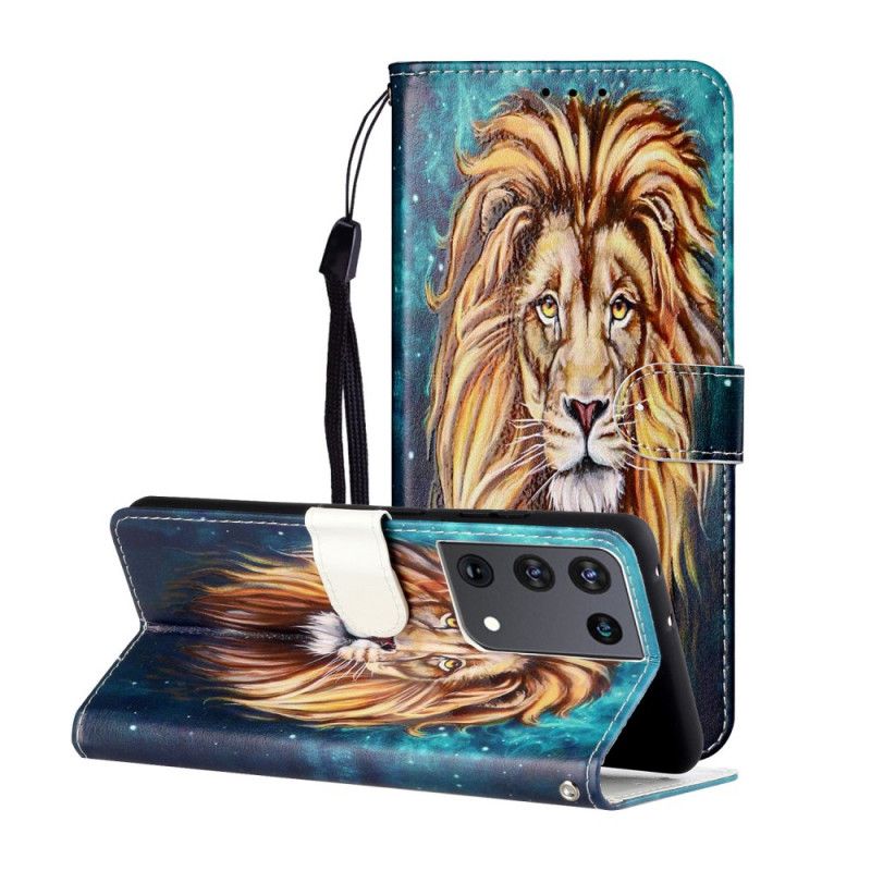 Housse Samsung Galaxy S21 Ultra 5g King Lion