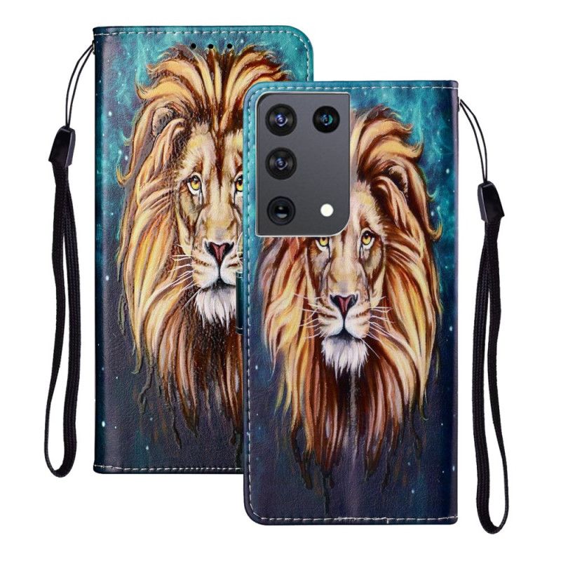 Housse Samsung Galaxy S21 Ultra 5g King Lion