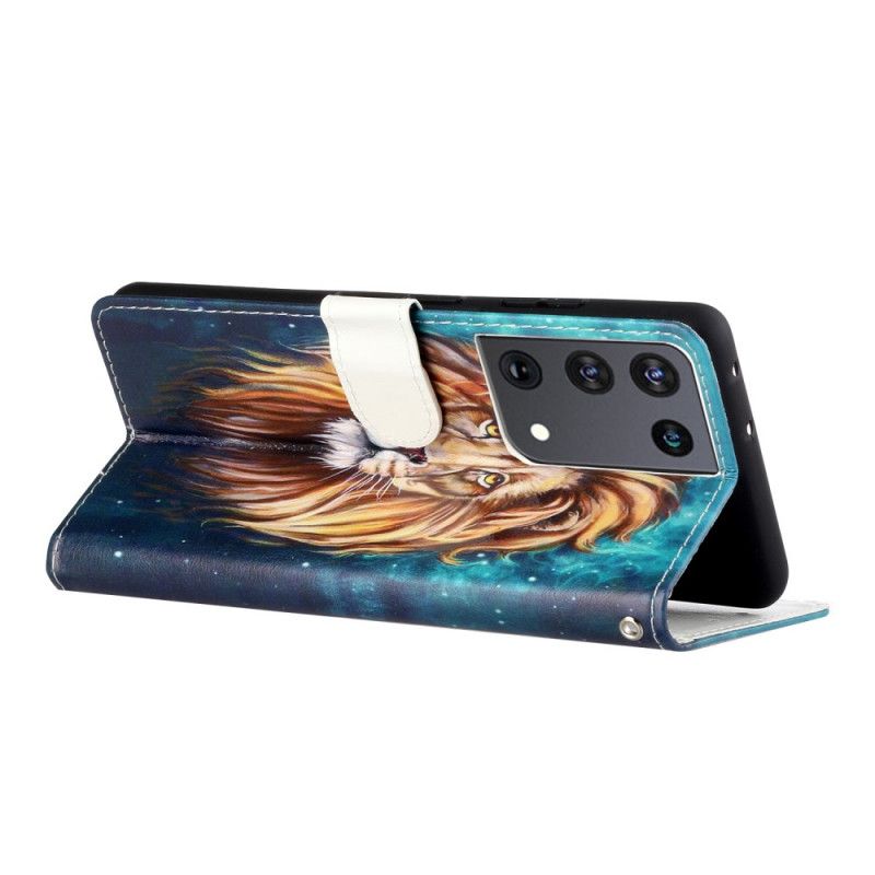 Housse Samsung Galaxy S21 Ultra 5g King Lion