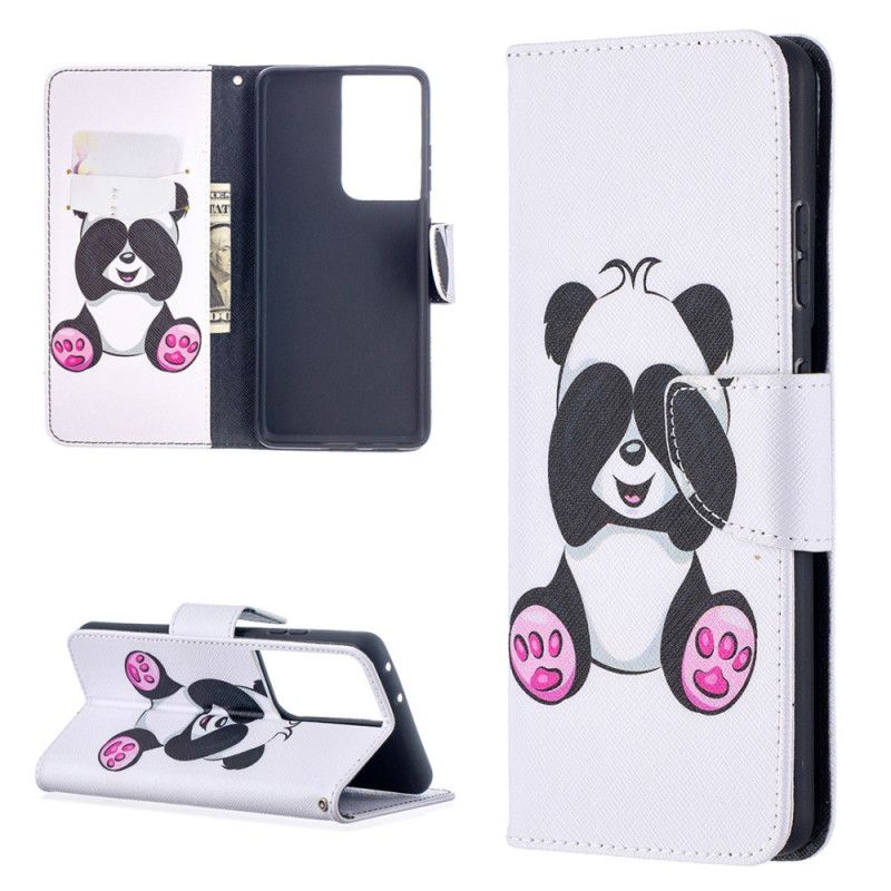 Housse Samsung Galaxy S21 Ultra 5g Panda Fun