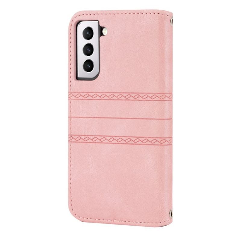 Housse Samsung Galaxy S22 5G Coutures dentelle