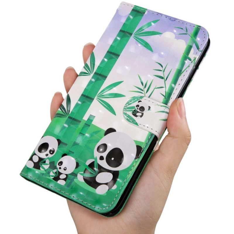 Housse Samsung Galaxy S22 5G Famille Pandas