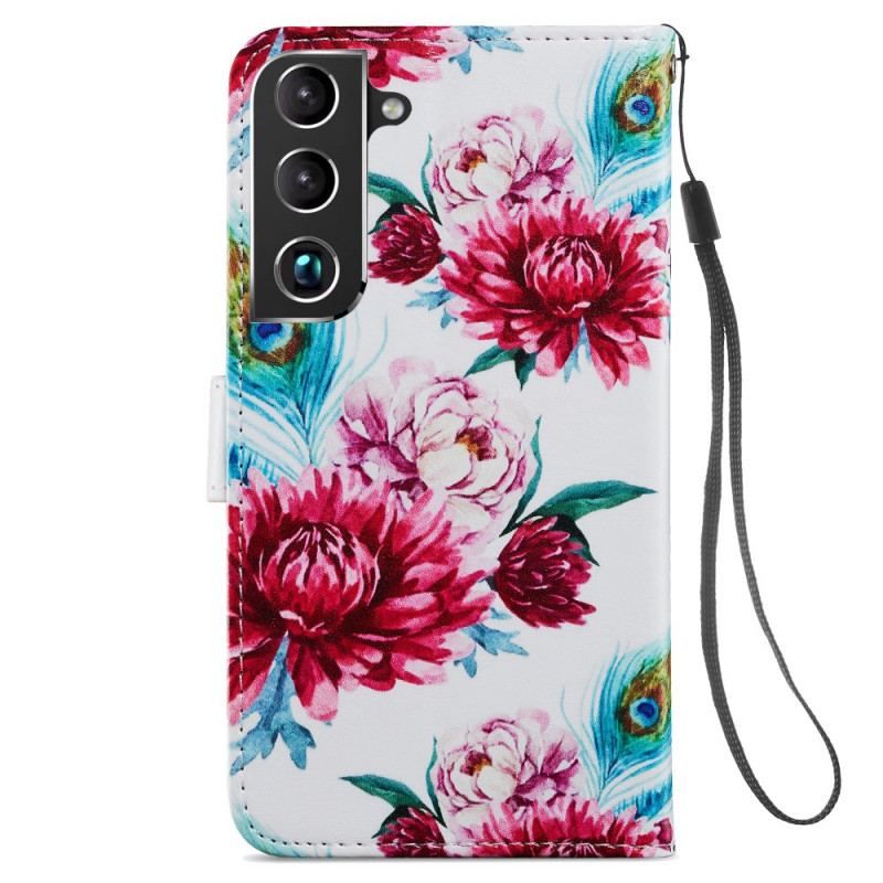 Housse Samsung Galaxy S22 5G Fleurs Intenses