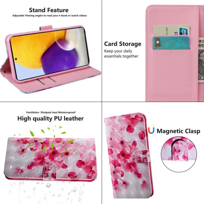 Housse Samsung Galaxy S22 5G Fleurs Roses