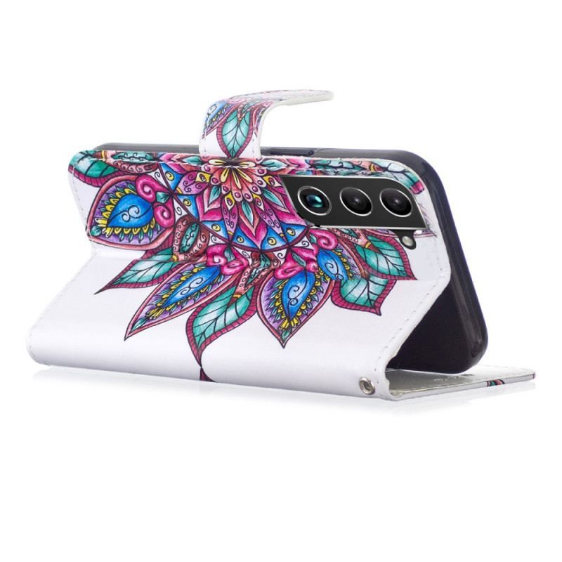 Housse Samsung Galaxy S22 5G Mandala Dessiné