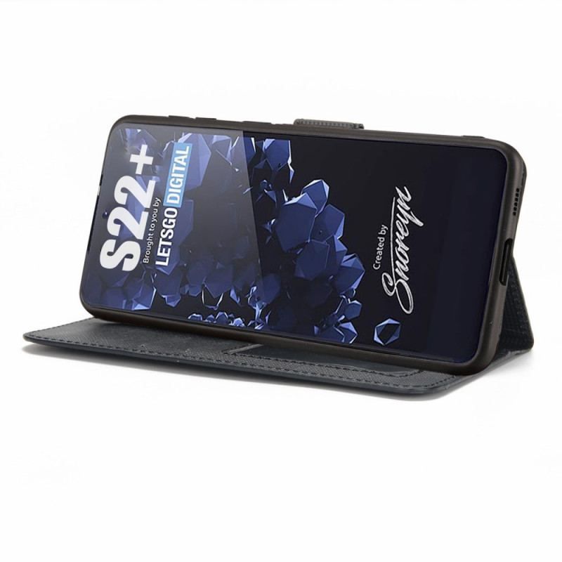 Housse Samsung Galaxy S22 5G Texturée avec Coque Détachable