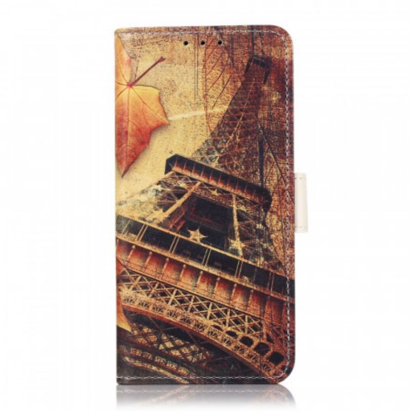 Housse Samsung Galaxy S22 5G Tour Eiffel En Automne