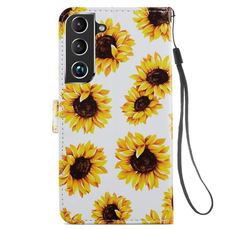 Housse Samsung Galaxy S22 5G Tournesols