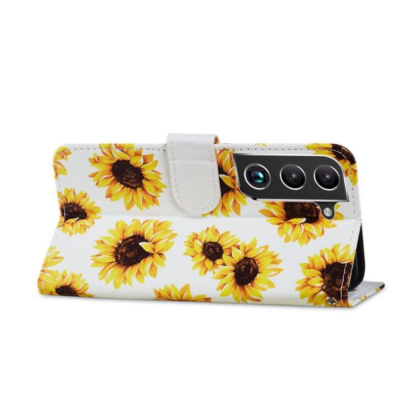 Housse Samsung Galaxy S22 5G Tournesols