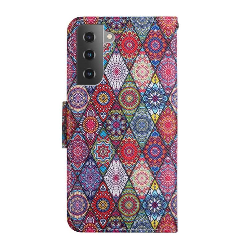 Housse Samsung Galaxy S22 Plus 5G Motif Tapisserie coloré