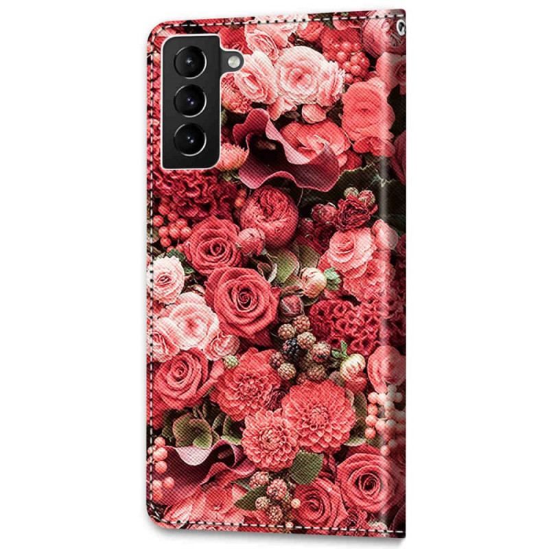 Housse Samsung Galaxy S22 Plus 5G Romance Florale