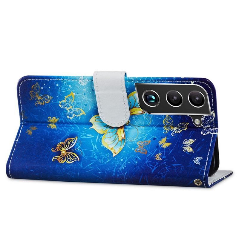 Housse Samsung Galaxy S22 Plus 5G Vol de Papillons