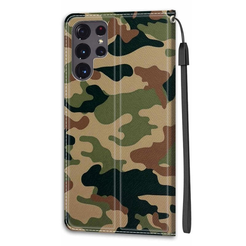 Housse Samsung Galaxy S22 Ultra 5G Camouflage Militaire