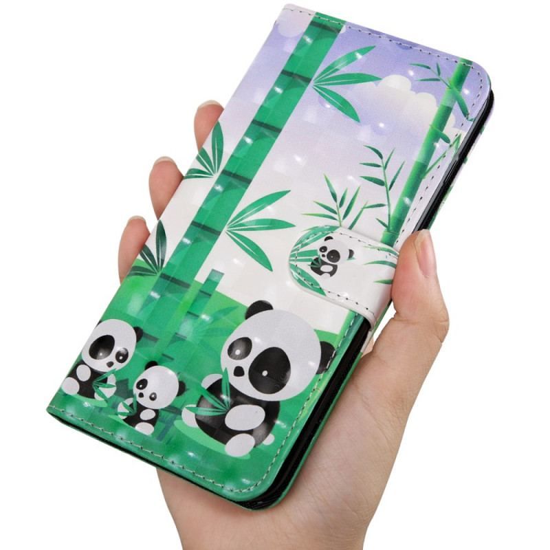 Housse Samsung Galaxy S22 Ultra 5G Famille Pandas