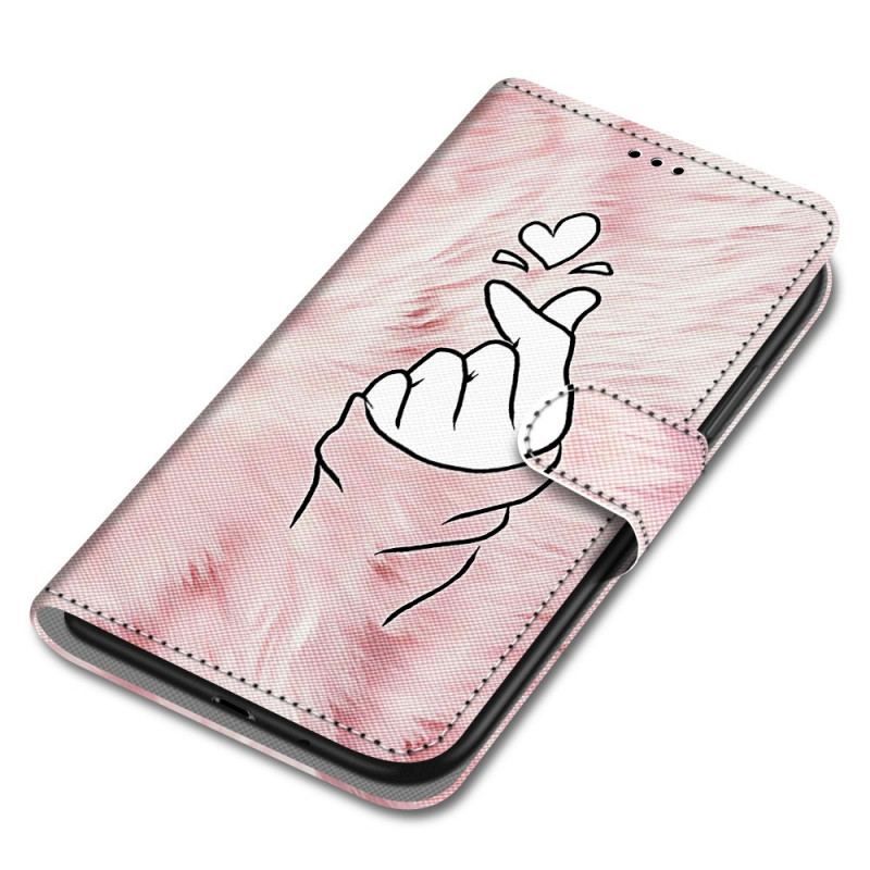 Housse Samsung Galaxy S22 Ultra 5G Finger Heart