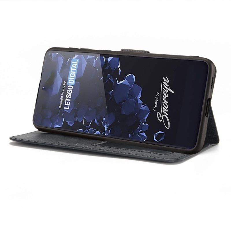 Housse Samsung Galaxy S22 Ultra 5G Texturée avec Coque Détachable