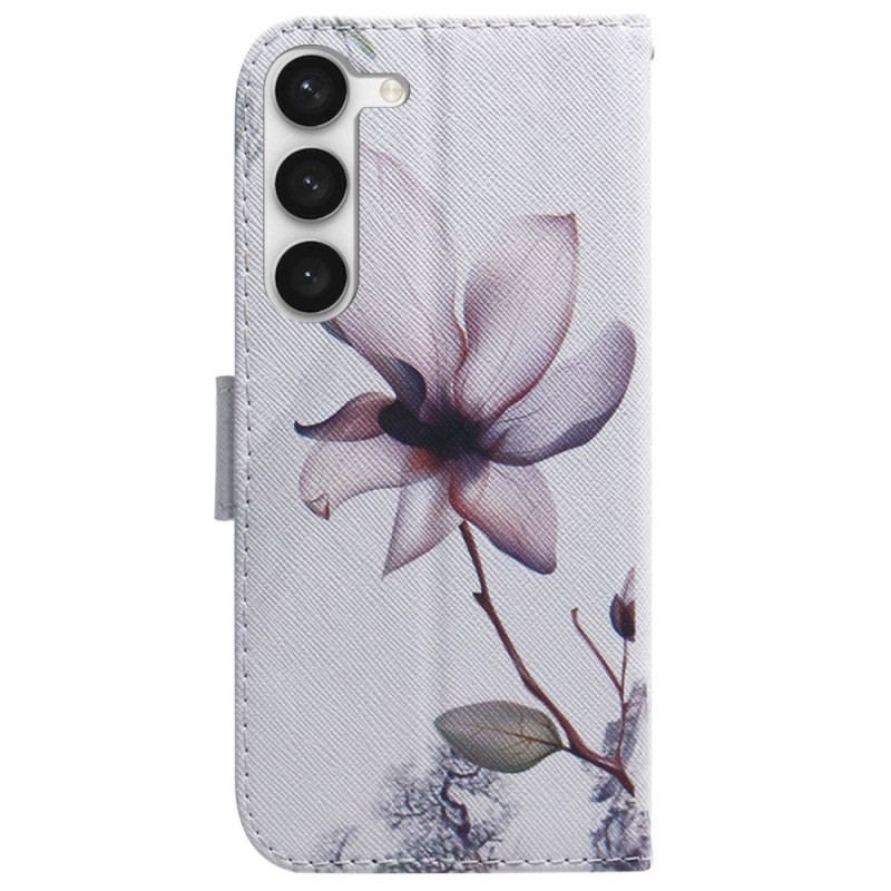 Housse Samsung Galaxy S23 5G Fleur Rose