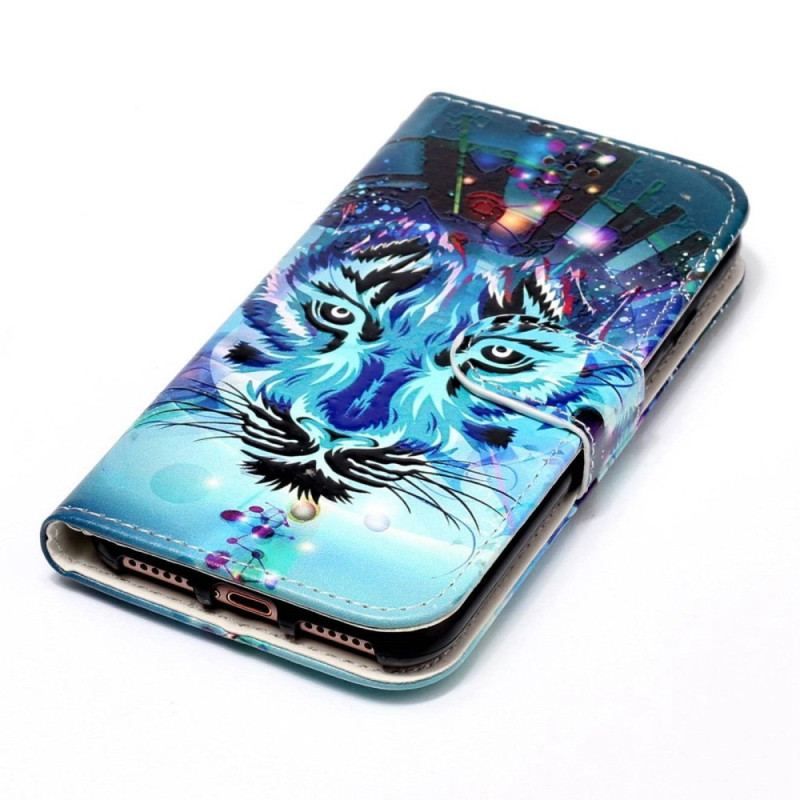 Housse Samsung Galaxy S23 5G Le Tigre avec Lanière