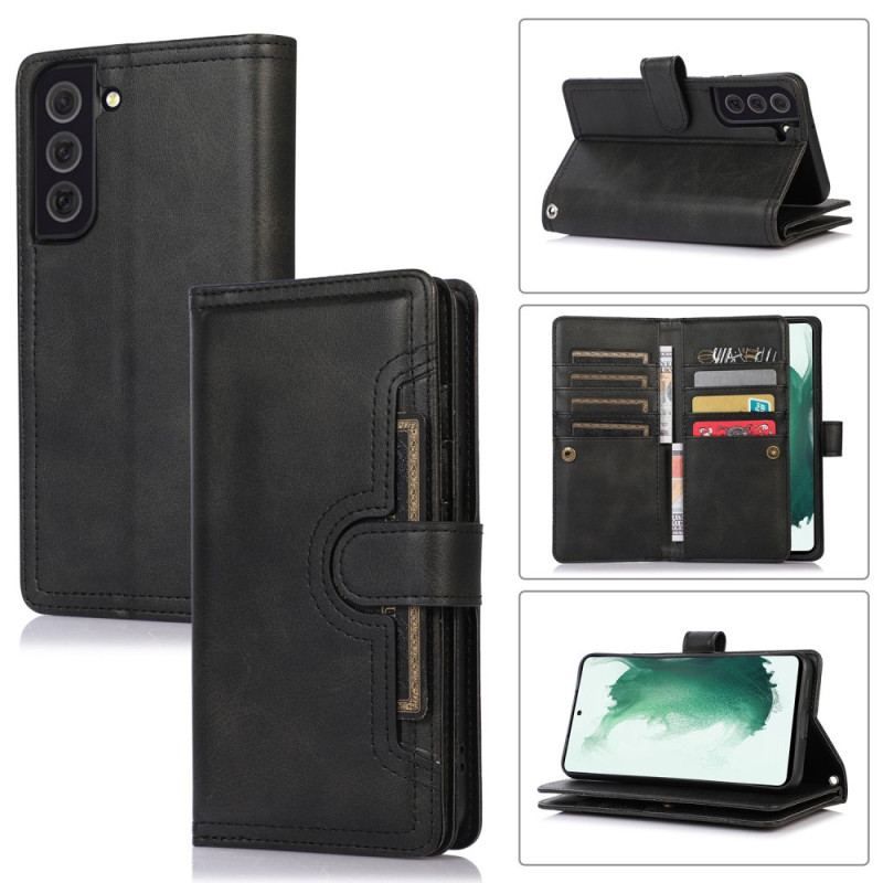 Housse Samsung Galaxy S23 5G Multi-Cartes et  Pochette Frontale