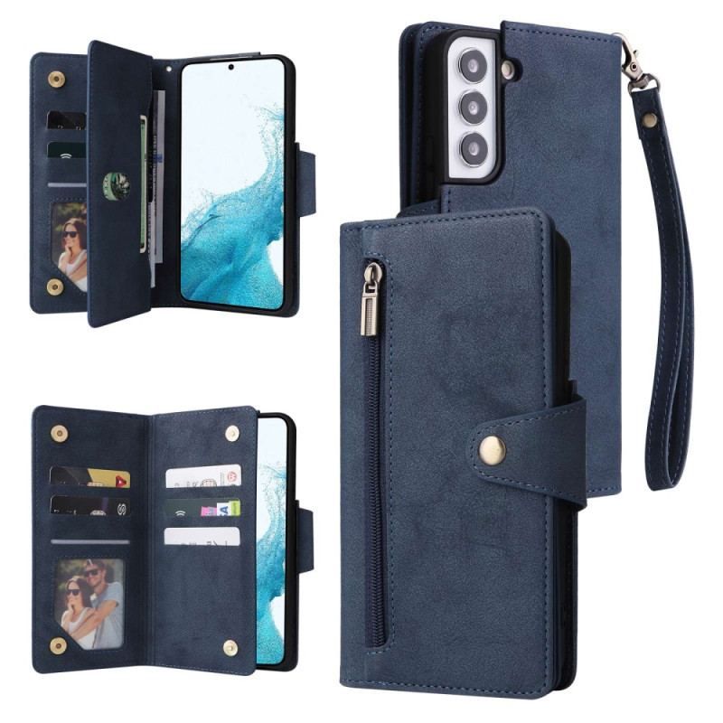 Housse Samsung Galaxy S23 5G Multi-Cartes et Porte-Monnaie