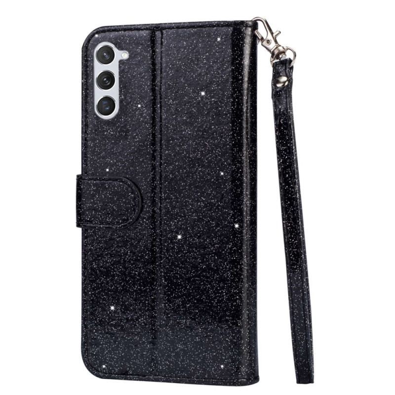 Housse Samsung Galaxy S23 5G Porte-Monnaie Paillettes