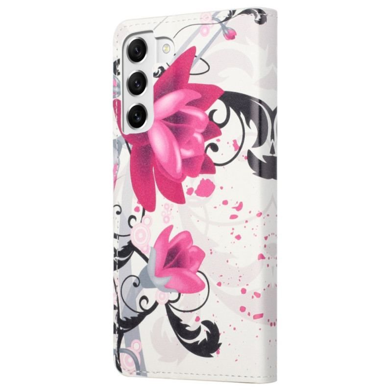 Housse Samsung Galaxy S23 5G Tropical Flowers