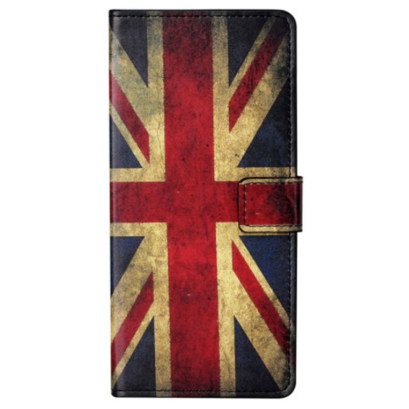 Housse Samsung Galaxy S23 Plus 5G Drapeau Anglais Vintage