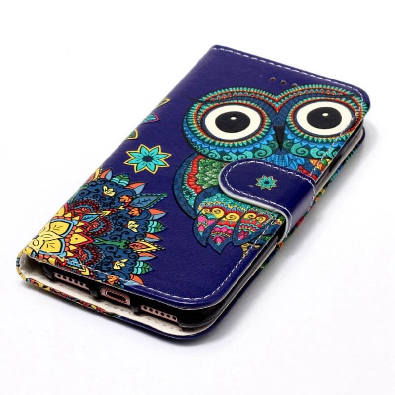 Housse Samsung Galaxy S23 Plus 5G Hibou à Lanière