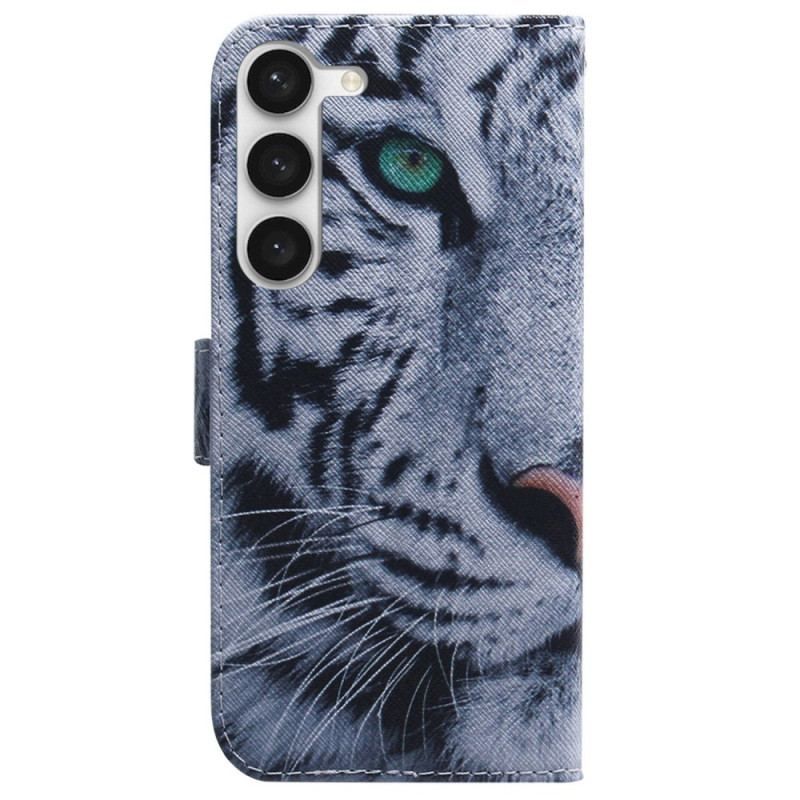 Housse Samsung Galaxy S23 Plus 5G Tigre Blanc