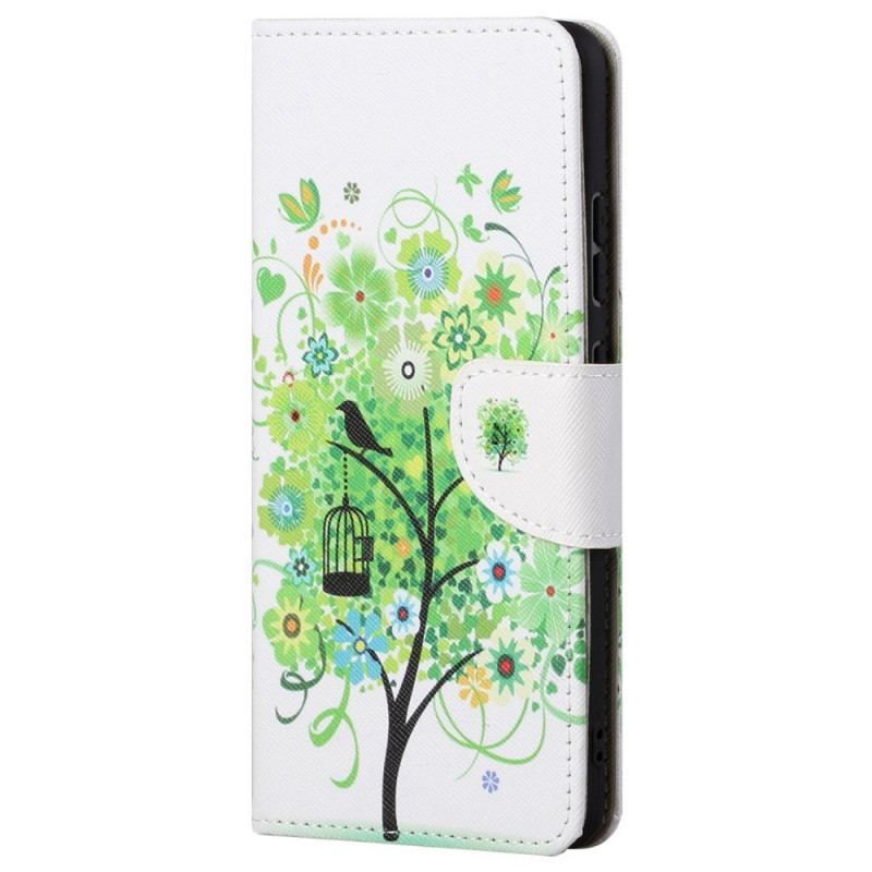 Housse Samsung Galaxy S23 Ultra 5G Arbre au feuillage Vert