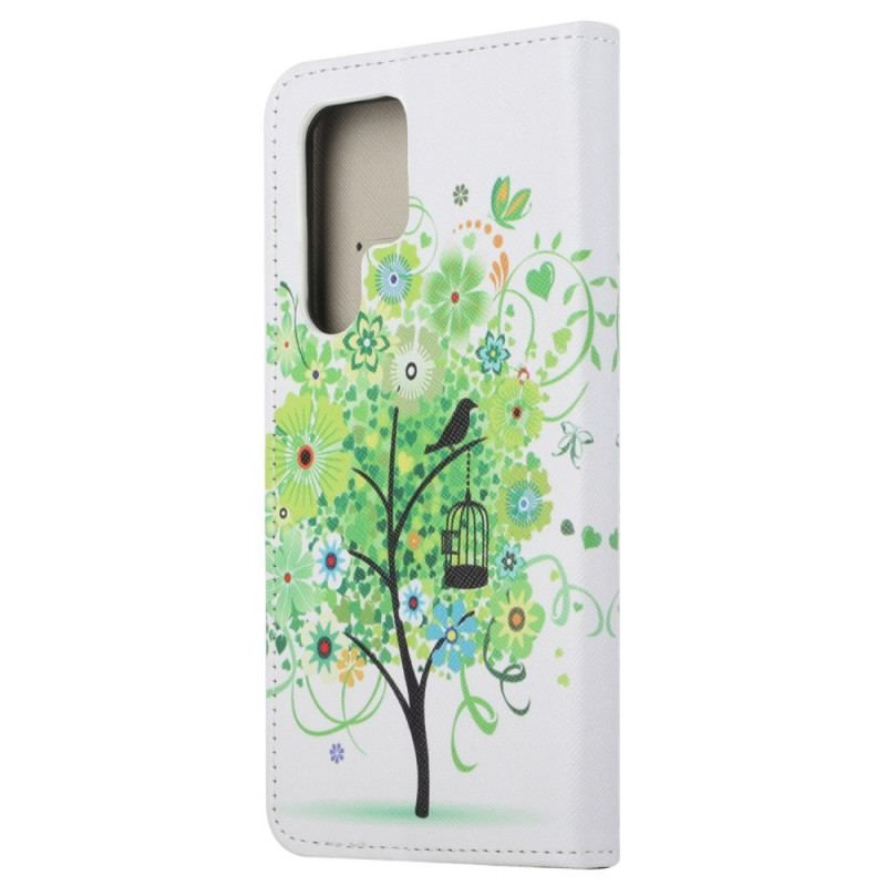 Housse Samsung Galaxy S23 Ultra 5G Arbre au feuillage Vert