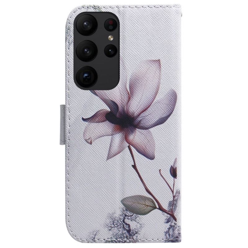 Housse Samsung Galaxy S23 Ultra 5G Fleur Rose