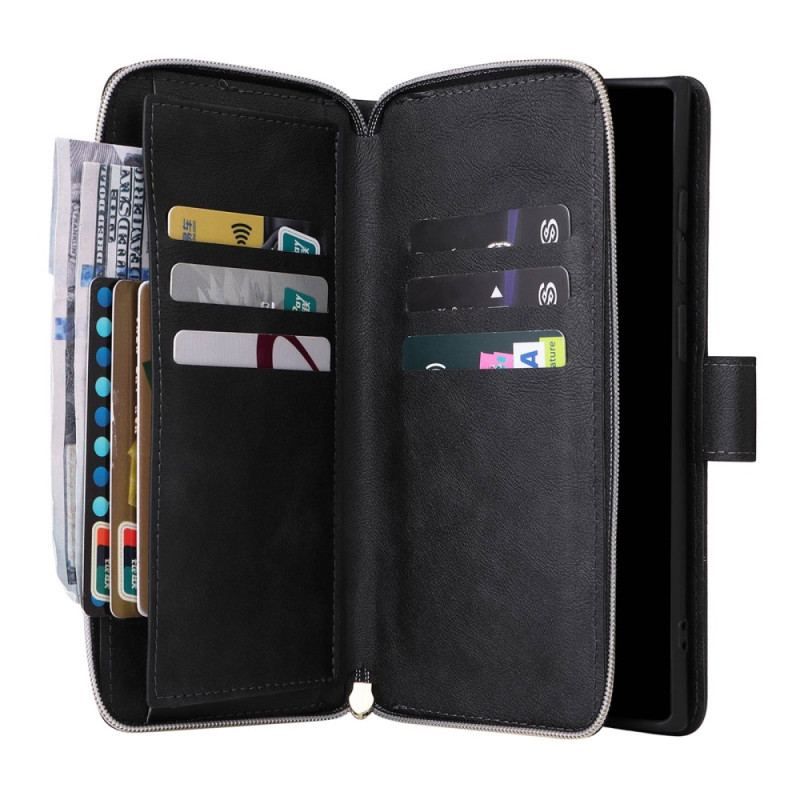 Housse Samsung Galaxy S23 Ultra 5G Porte-Monnaie 9 Porte-Cartes