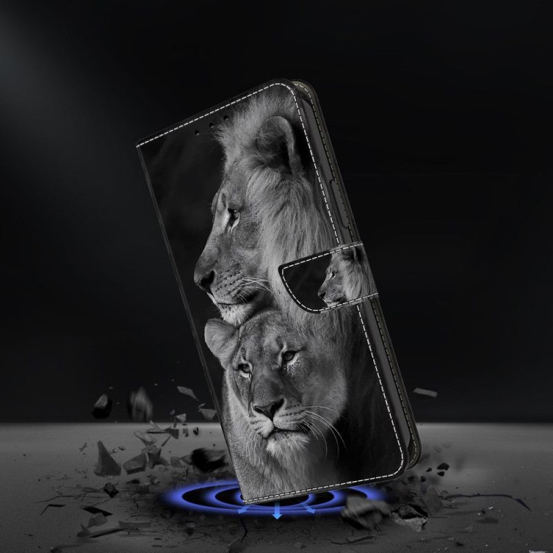 Housse Samsung Galaxy S24 5G Couple de Lions