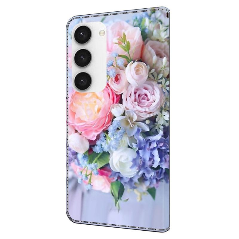 Housse Samsung Galaxy S24 5G Fleurs Colorées